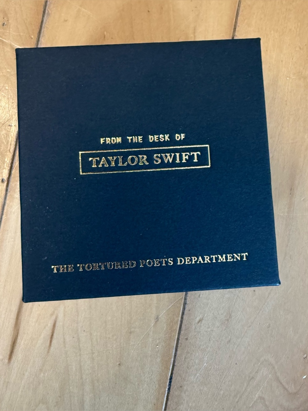 Taylor Swift Black and Gold Jewelry Box